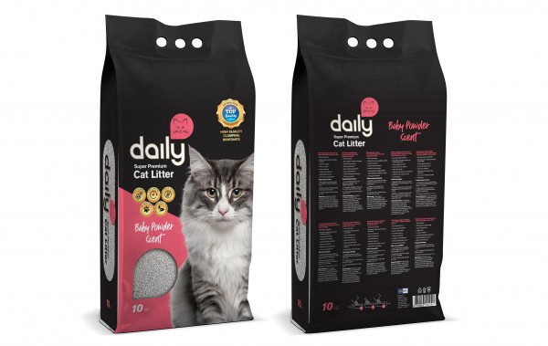 Super Premium Cat Litter Baby Powder 10kg