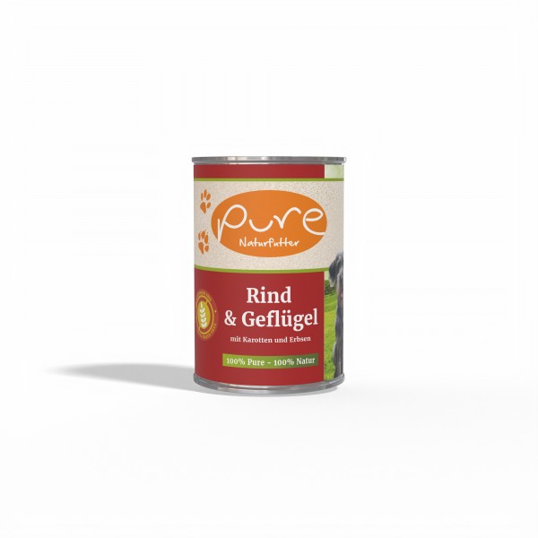 Hundemenü Rind & Geflügel 400g